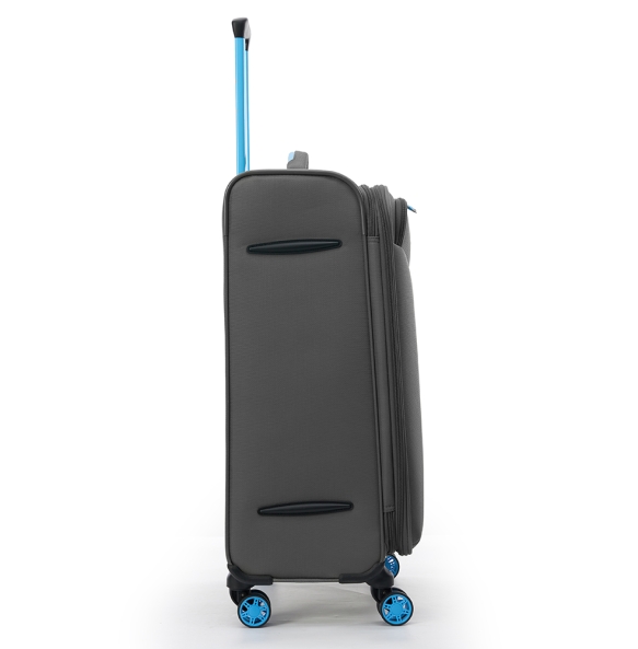 Bαλίτσα Μεσαία υφασμάτινη DIELLE 30/60 67x43x27/30 cm Ανθρακί